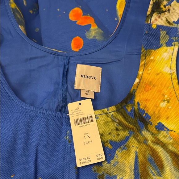 NWT Size 1X - Anthropologie The Keiko Mini Cotton Dress by Maeve (NWT US$ 168) - Picture 10 of 16